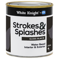 White Knight Strokes and Splashes - 250ml - Water Based - Gloss Finish - SuperSaverAU - view 1