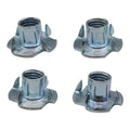M10 Zinc Plated Steel T Nuts 4 Pack