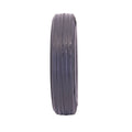 Easyroll 150mm Black Rubber Tyre with Red Metal Centre, Solid, 50kg Load