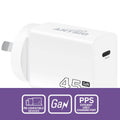 Antsig 45W USB-C GaN Wall Charger - Compact - Fast Charging - White - SuperSaverAU - view 2