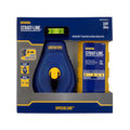 Irwin Strait-Line Speedline Chalk Reel 30m with Blue Chalk and Line Level