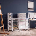Flexi Storage White Wire Basket - 2 Runner - Half Width - Steel - Versatile - SuperSaverAU - view 2