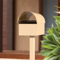Sandleford Cream Dune Post Mounted Letterbox - Galvanised Steel - EB03 - SuperSaverAU - view 3