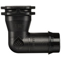 Pope 19mm Barbed x 15mm BSP Female Threaded Elbow - Black Poly, 1000kPa