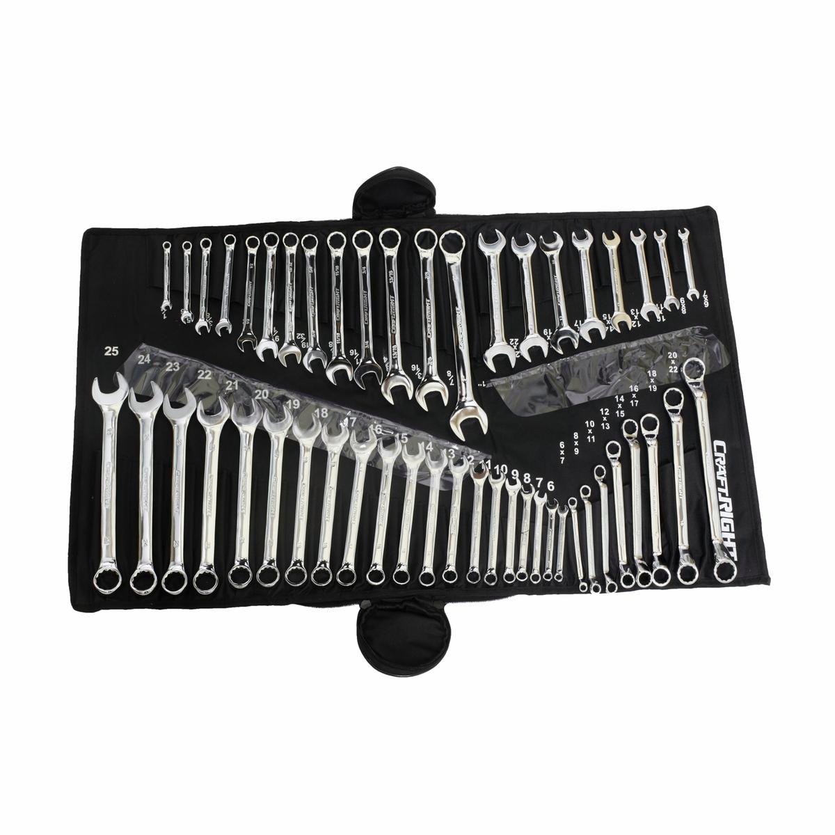 Craftright 49 Piece Spanner Set - Steel - Heavy Duty - Organized Tools - SuperSaverAU - view 1