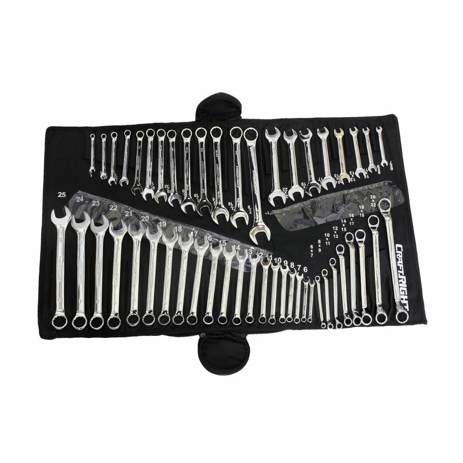 Craftright 49 Piece Spanner Set - Steel - Heavy Duty - Organized Tools - SuperSaverAU - view 1