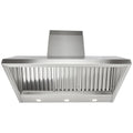 Schweigen 1200mm BBQ Canopy Rangehood - 2200m³/h Twin Motors, Stainless Steel, Touch and Remote - DBH1200