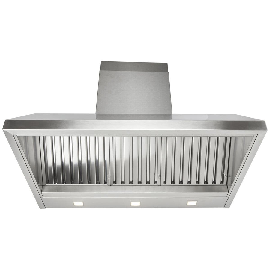Schweigen 1200mm BBQ Canopy Rangehood - 2200m³/h Twin Motors, Stainless Steel, Touch and Remote - DBH1200