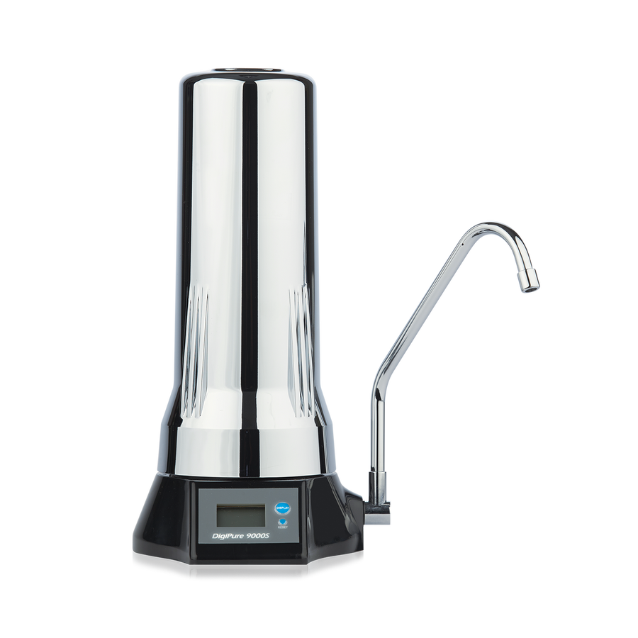 Stefani Digital Water Filter - Chrome - 10 Micron Carbon - Pure Water - SuperSaverAU - view 1