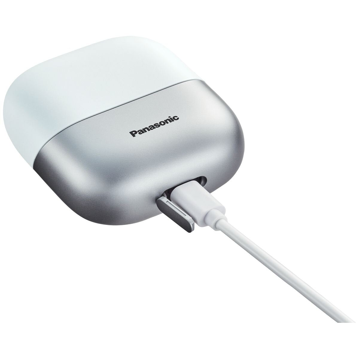 Panasonic Compact 3 Blade Electric Shaver - White - Wet and Dry IPX7, USB-C Charging - ES-CM3A-W541