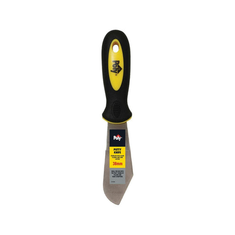 Poly Putty Knife - 38mm - Stainless Steel - Comfort Grip - SuperSaverAU - view 1