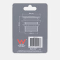 Kinetic 40mm Chrome Non Overflow Pop Up Bath Waste - Lead Free Brass - Durable - SuperSaverAU - view 3
