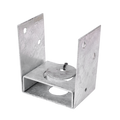 Pryda 115mm M10 Bolt Down W Washer Post Anchor - Heavy-Duty - Galvanised Steel - SuperSaverAU - view 2