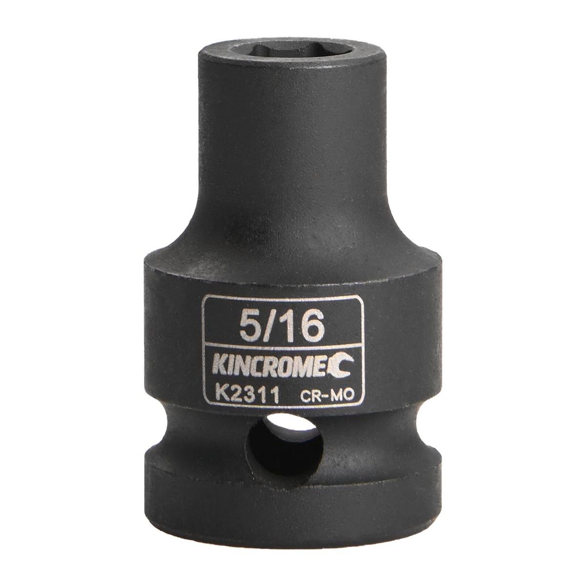Kincrome 5/16 Inch Square Drive Impact Socket Cr-Mo Steel Rust Resistant - SuperSaverAU - view 1