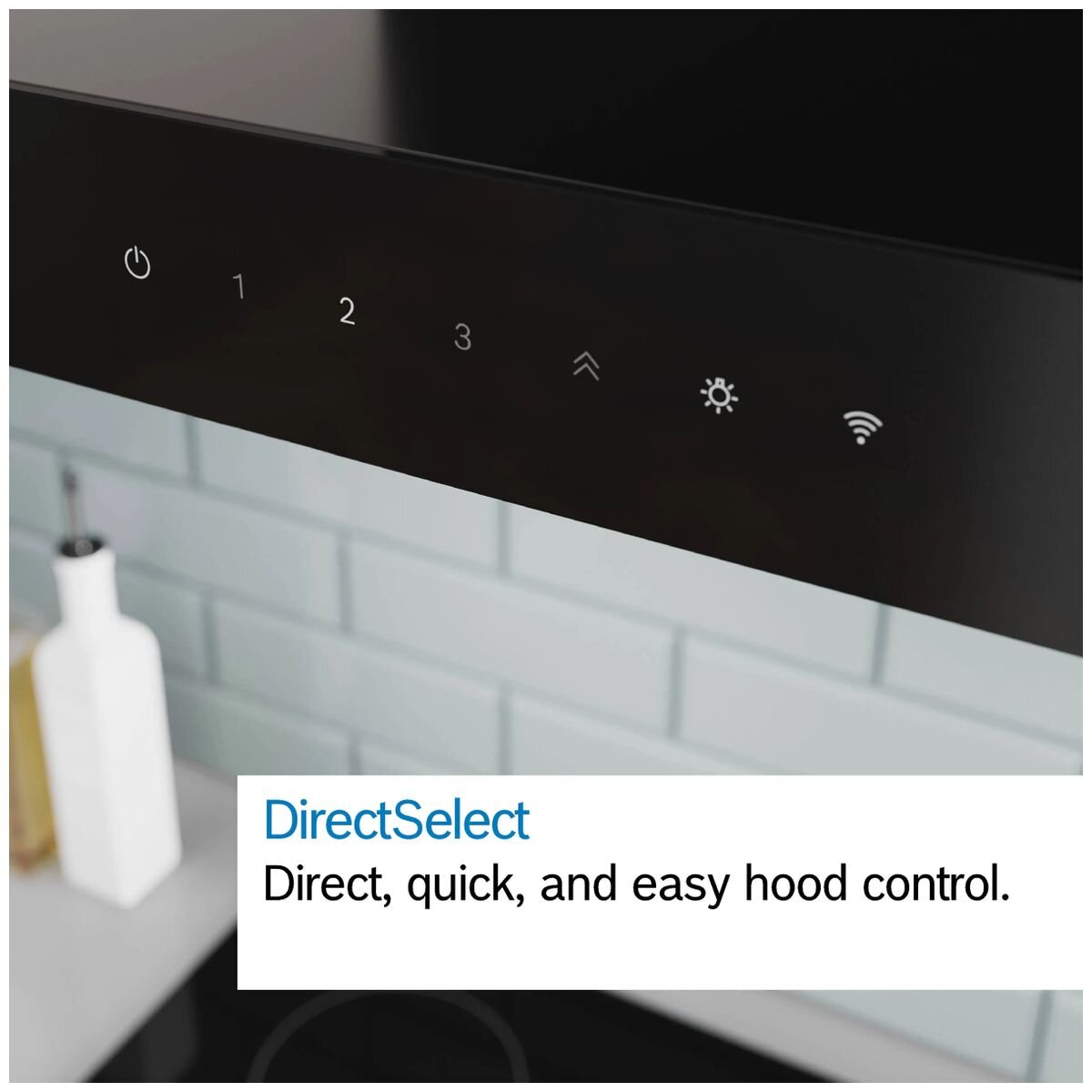 Bosch Series 6 90cm canopy rangehood - Stainless steel - 699m³/h, Home Connect, boost, timer - DWB97DN30A