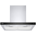 LG 60cm Series 7 canopy rangehood - stainless steel, ThinQ app control, 830m³/h, 4 speeds - BWH607T3S