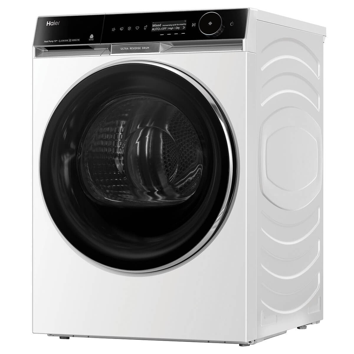 Haier 600 Series 10kg Heat Pump Dryer - White, 10 Star Energy Rating, Steam Refresh - HDHP10PXW1