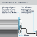 Chamberlain Rollerlift Plus Roller Garage Door Opener - 2 Doors - 457mm x 170mm x 290mm - Remote-Controlled - DIY Installation - Safety Features - SuperSaverAU - view 4