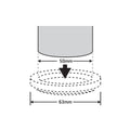 Surface Gard Brown Round Carpet Base Castor Cups 4 Pack - 51mm - SuperSaverAU - view 3