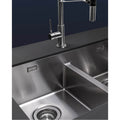 Artinox Radius 40 Double Bowl Stainless Steel Sink - 70% Recycled Steel, Sound Deadening - ARTRMO4040