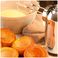 Dualit Hand Mixer - 400W Motor, 4 Speeds, Retractable Cord, Polished Metal Finish - DU89360