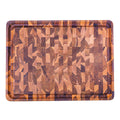 Tramontina Churrasco FSC Teak Wood Cube End Grain BBQ Board - 2.5kg - Natural Finish - 13422351