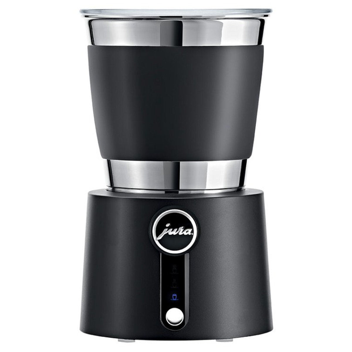 Jura Automatic Milk Frother - Cold or Warm Foam - Black and Stainless Steel - 24111