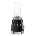 Smeg 50s Style Mini Personal Blender - Black - 300W, 2 x 600ml Tritan Renew Bottles - PBF01BLAU