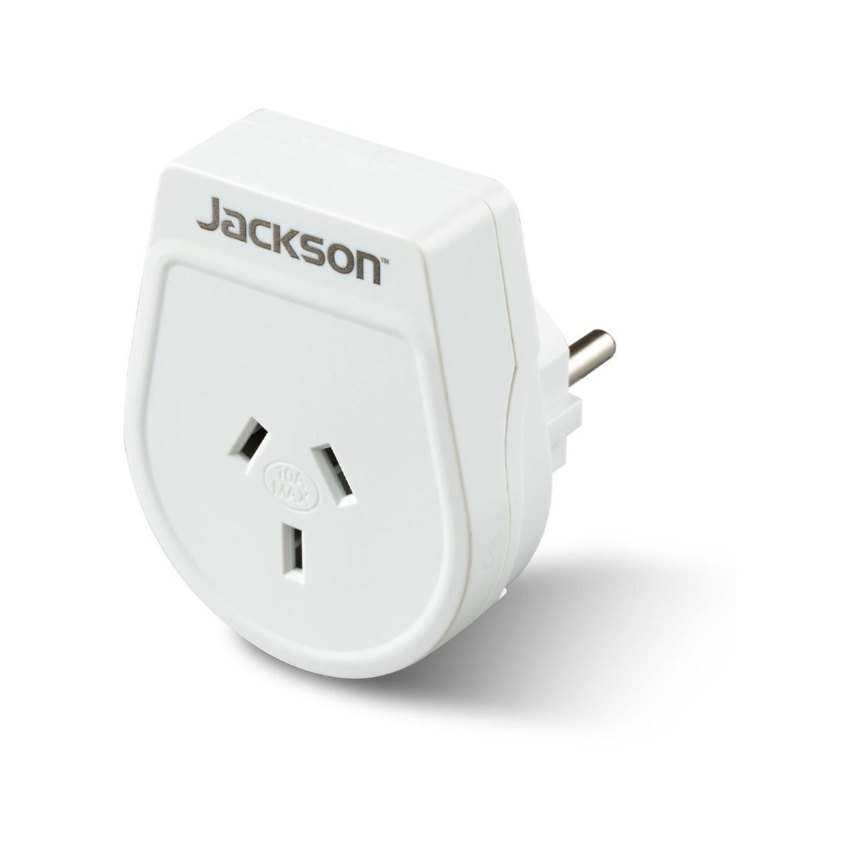Jackson Europe Bali Travel Adaptor - Compact 1 Outlet - 55mm x 70mm - SuperSaverAU - view 2
