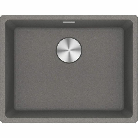 Franke Maris 520mm topmount granite sink - Stone Grey, extension drainer included - MRG610-52SGFPC