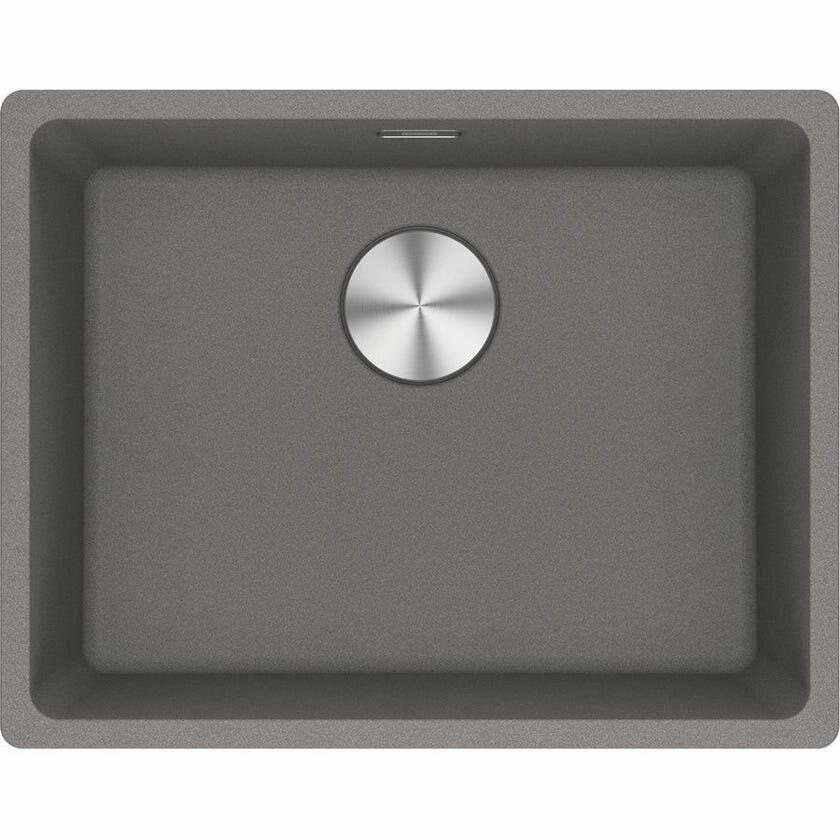 Franke Maris 520mm topmount granite sink - Stone Grey, extension drainer included - MRG610-52SGFPC