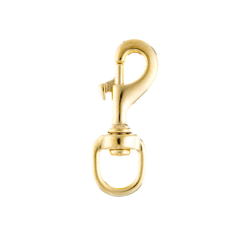 Taskmaster DuraLoc 15 x 80mm Brass Round End Snap Hook, Swivel