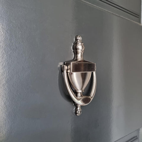 Adoored Satin Nickel 155mm Steel Door Knocker