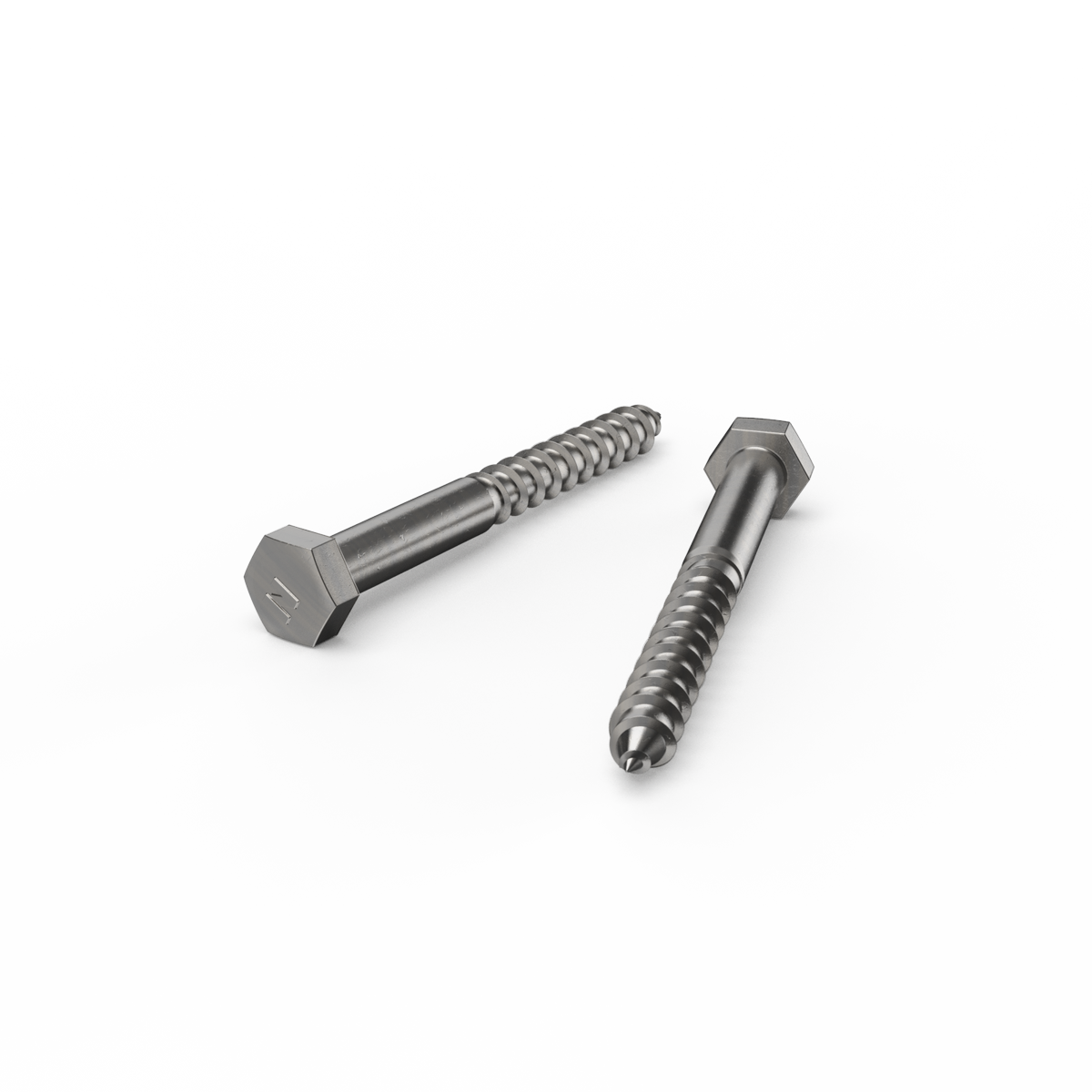 Zenith Stainless Steel 304 Hex Head Coach Screws M10 x 100mm 12 Pack - SuperSaverAU - view 2