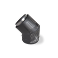Scandia 45 Degree Rear Facing Bend Flue Kit Black Mesh 304 Stainless Steel