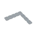 Carinya L-Shape Make A Bracket 100x100x25mm Galvanised Steel Customisable - SuperSaverAU - view 1