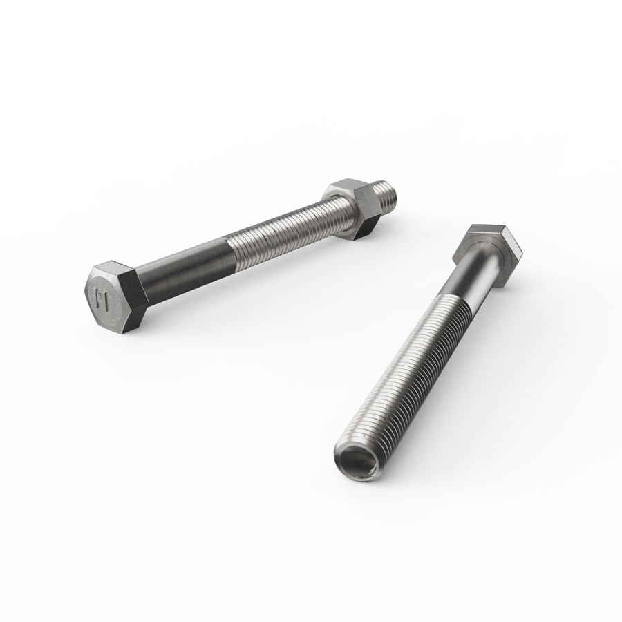 Zenith Hex Head Bolt - M12 x 120mm - 25 Pack - Stainless Steel 304 - Rust Resistant - SuperSaverAU - view 1
