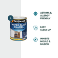 Taubmans 1L Neutral Gloss Water Based Enamel Paint - Low VOC - Durable Finish - SuperSaverAU - view 2