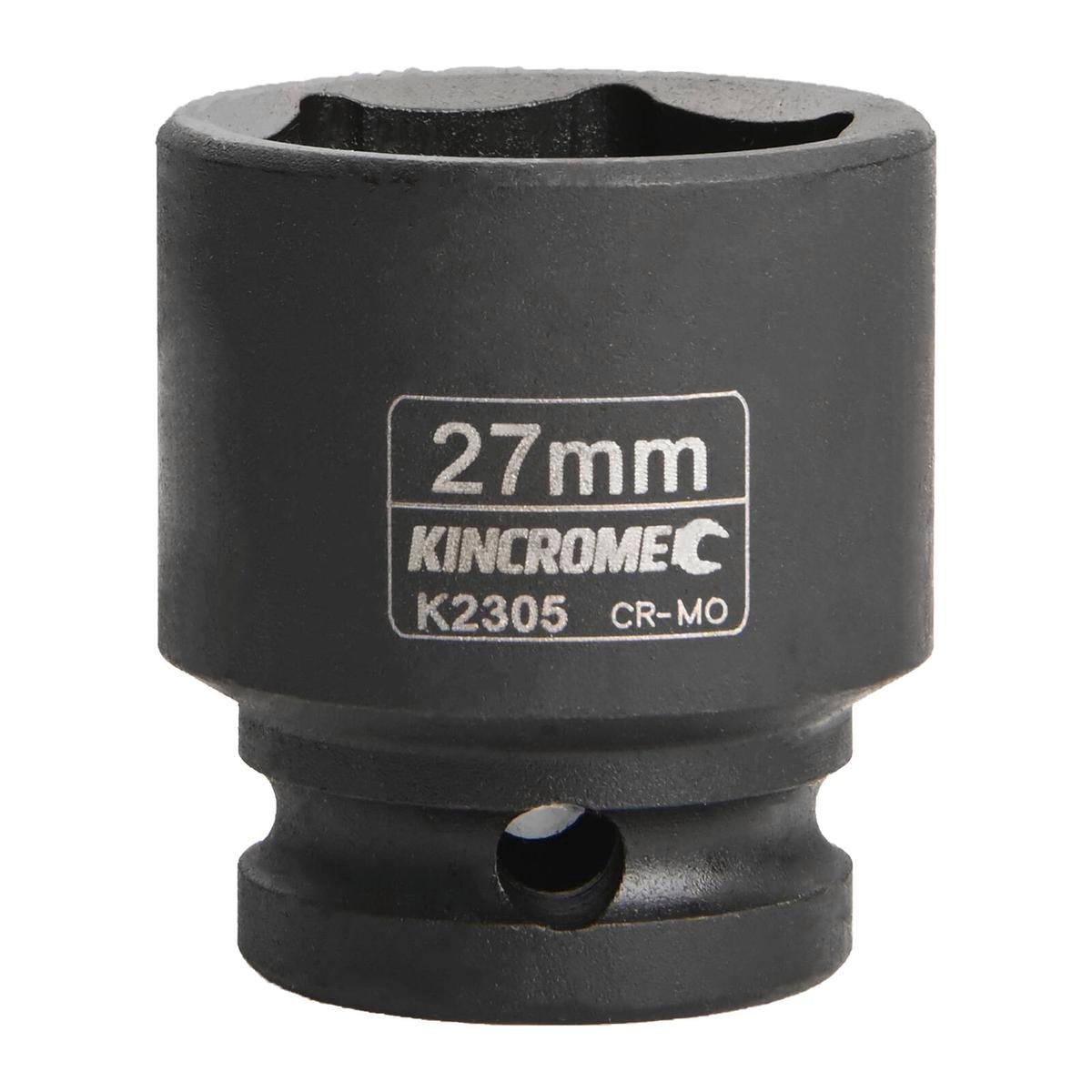 Kincrome 27mm Impact Socket - Chrome Molybdenum Steel - Rust Resistant - SuperSaverAU - view 1