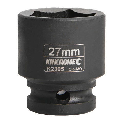 Kincrome 27mm Impact Socket - Chrome Molybdenum Steel - Rust Resistant - SuperSaverAU - view 1