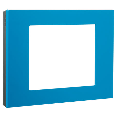 HPM VIVO Coverplate Blue Plastic 118 x 85mm EVPLBU