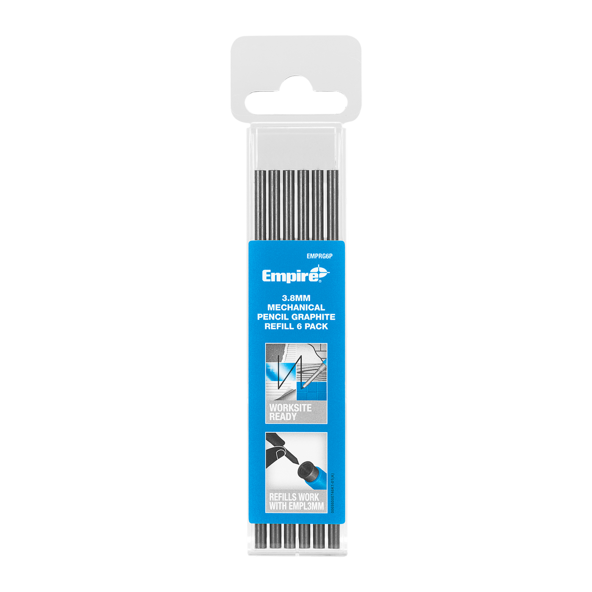Empire 3 Mechanical Pencil Graphite Refill 6 Pack - 8mm - Durable Storage - SuperSaverAU - view 1