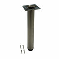 Adoored Table Leg - 30 x 230mm - Steel - Brushed Nickel - SuperSaverAU - view 1