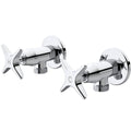 Caroma Chrome Elegance II Washing Machine Set - Lead-Free Brass - 64mm x 75mm x 110mm - Durable Design - SuperSaverAU - view 1