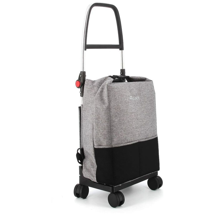 Rolser One Tweed TShop 4 wheel swivelling trolley and backpack - 27L - Grey - R-ONE001-1022