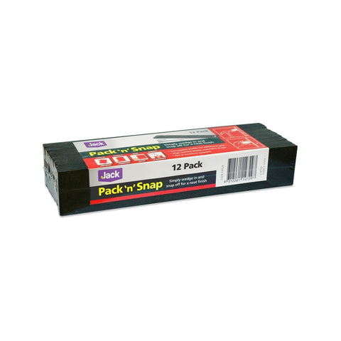 Jack Pack N Snap Packing Wedges 12 Pack High Density Plastic Grip - SuperSaverAU - view 1