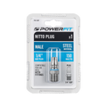 Powerfit Nitto Style Male Plug - ¼" - Solid Steel - 150PSI - SuperSaverAU - view 2