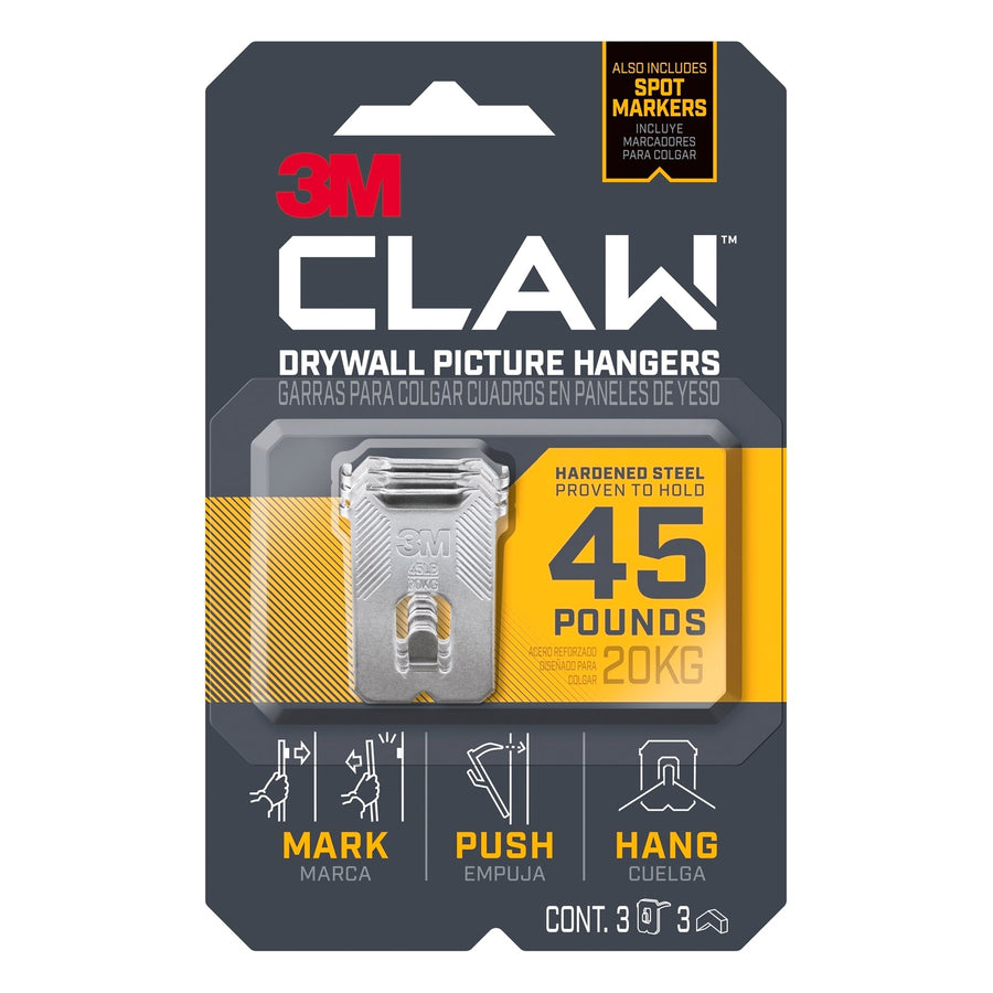 3M Claw Picture Hanger - 3 Pack - SuperSaverAU - view 1