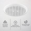Deta 250mm Ball Bearing Exhaust Fan - Plastic - Low Noise - Easy Clean - SuperSaverAU - view 2