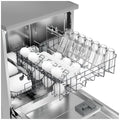 Haier 60cm 300 Series Freestanding Dishwasher - 13 Place Settings - Satina - Auto Wash Sensing - HDW13F0S1